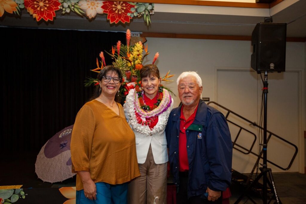 Melanie Agrabante, Archive Dir, Deidre and Leonard Oka