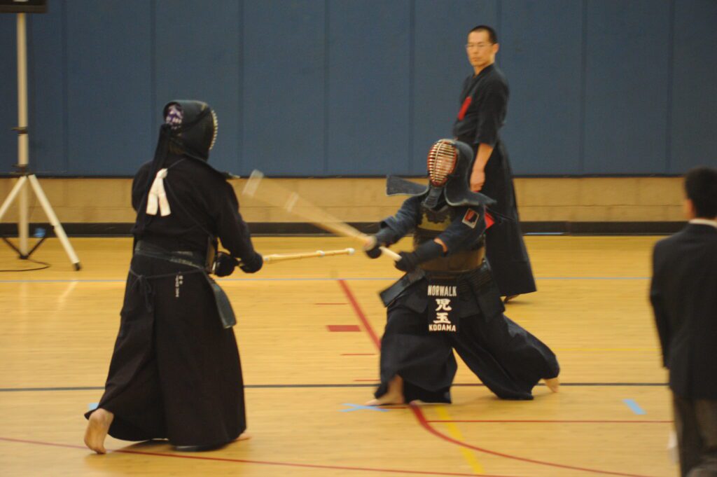One of many tournaments in which Kodama, right, took 1st place.