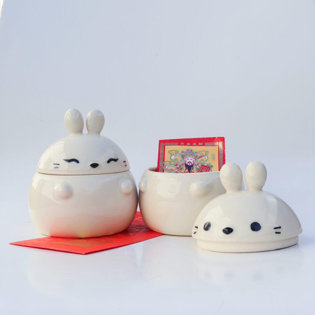Year of the Rabbit Lunar New Year jars - Winter 2023