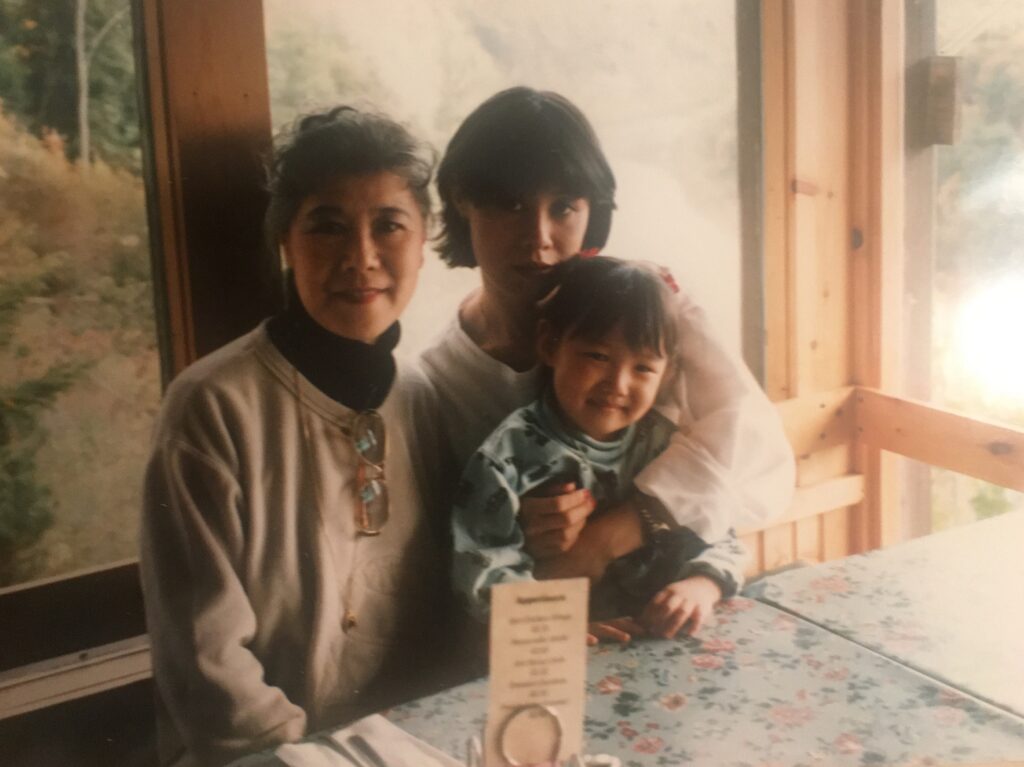Three generations of Asami’s (Obachan, Mother, Reina)