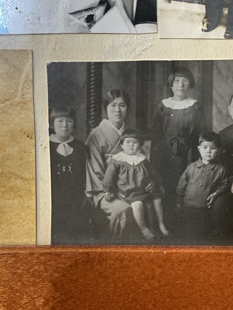 Asami Sisters (Akiko top right, Reiko left, Takako baby)