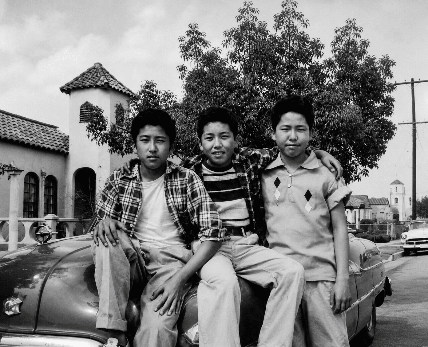 1955- Tanimoto Brothers (Left to right): Tetsu, Akira and Kenji