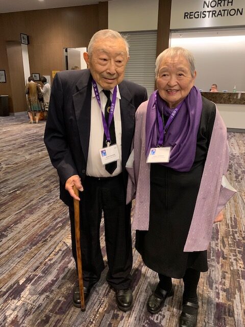 Soji’s parents, Hiroshi and Sadako Kashiwagi in 2019