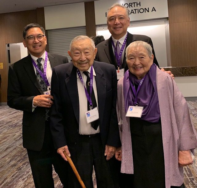 Soji with his brother Hiroshi f. Kashiwagi and parents, Hiroshi and Sadako Kashiwagi