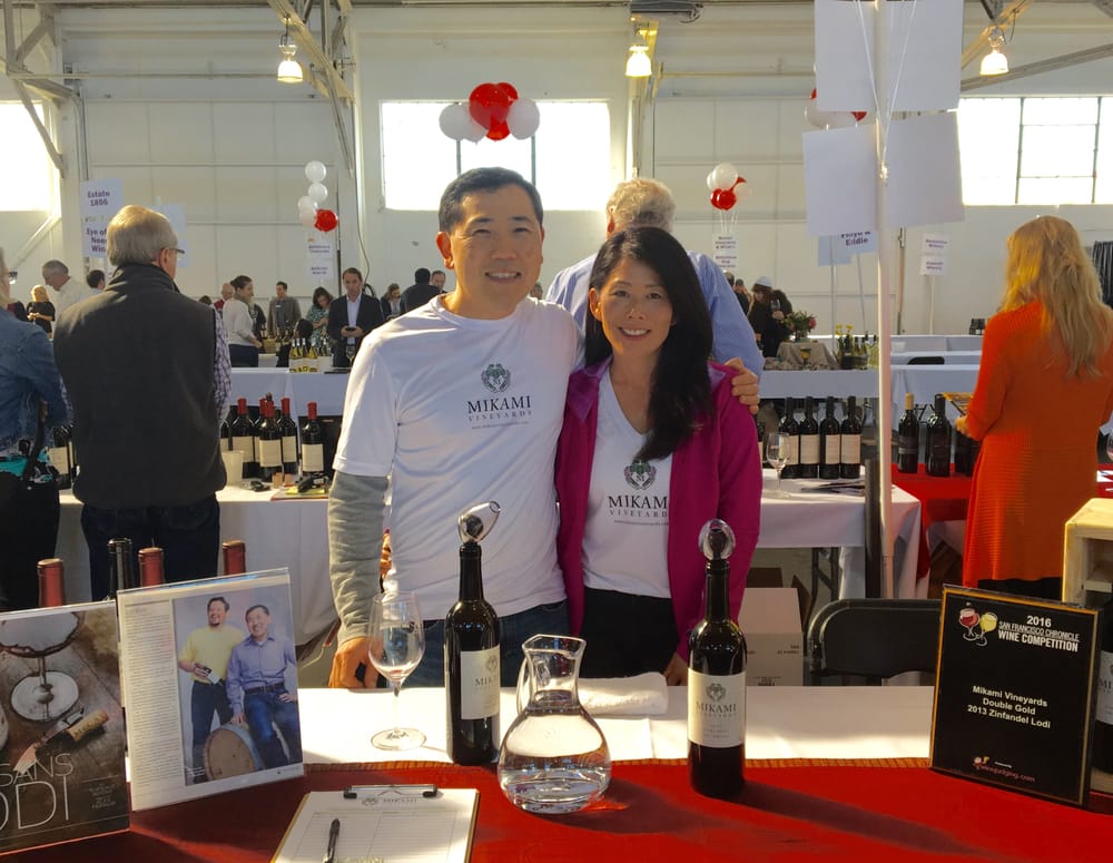 Jason Mikami & Mitzi Onizuka at San Francisco Wine Competition
