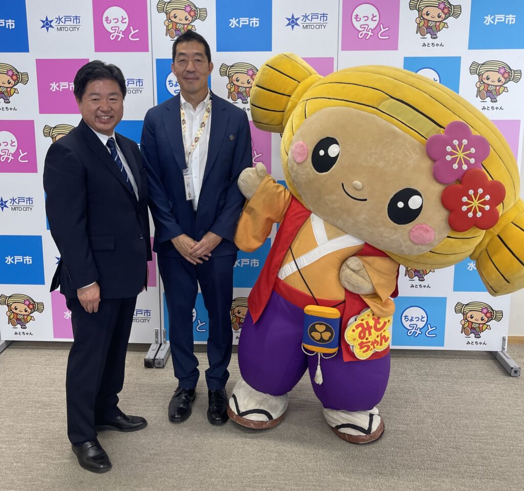 Joe with Mayor Takahashi (current mayor of Anaheim Sister City Anaheim)