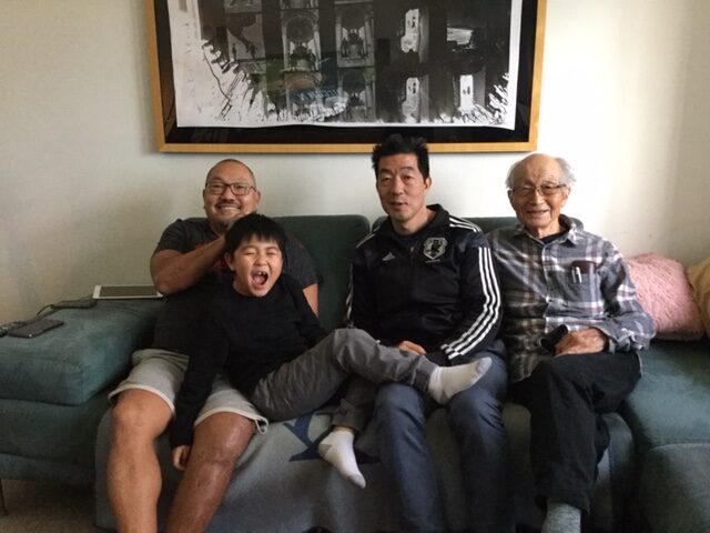 My brother, Luke, and my dad