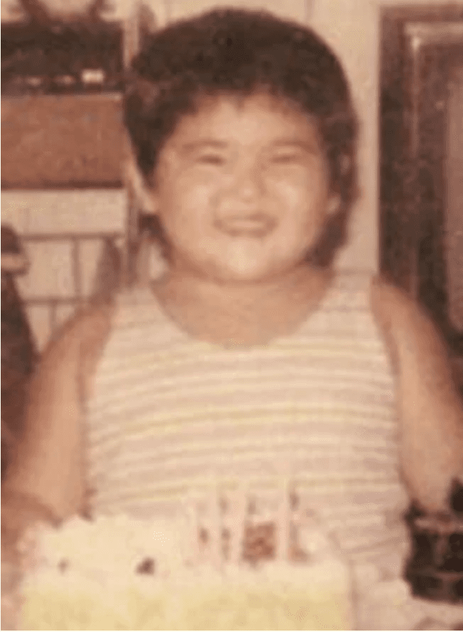 The young Hasegawa, obsessed with food, especially baked goods.