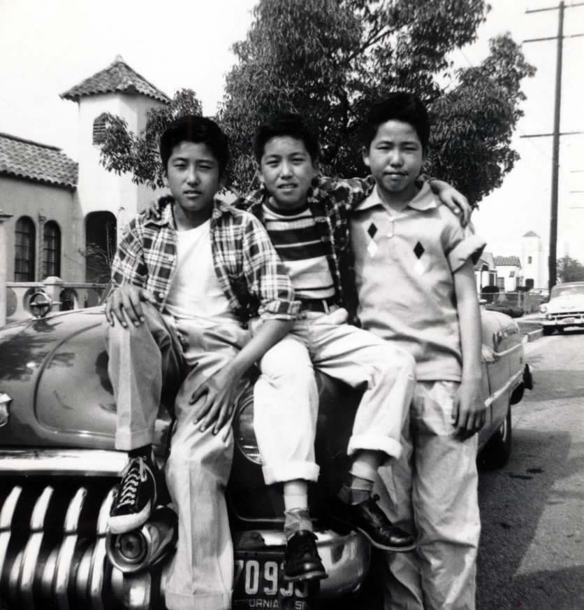 1955- Tanimoto Brothers (Left to right): Tetsu, Akira and Kenji