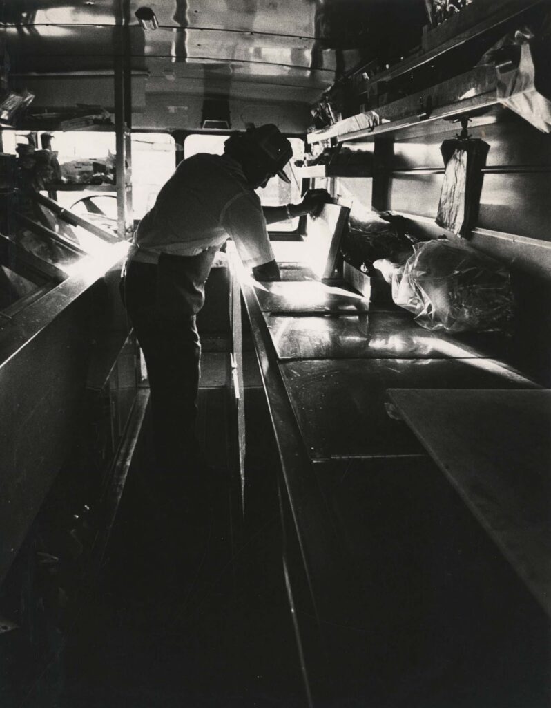 Ray Goto in truck. Courtesy of Ray and Bernice Goto Family Collection and Hidefumi Mizutani.